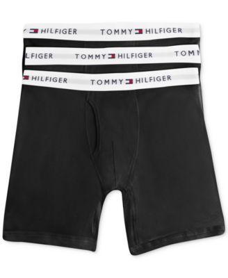 Men's Tommy Hilfiger 3-pack Cotton Classic Boxer Briefs, Size: XL, Navy Gray Product Image