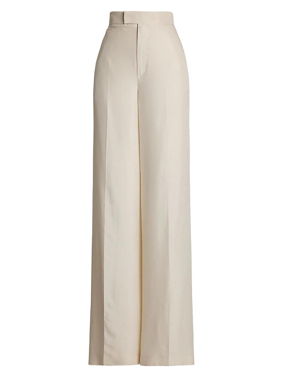 Womens Dean Rustic Twill Straight-Leg Trousers Product Image