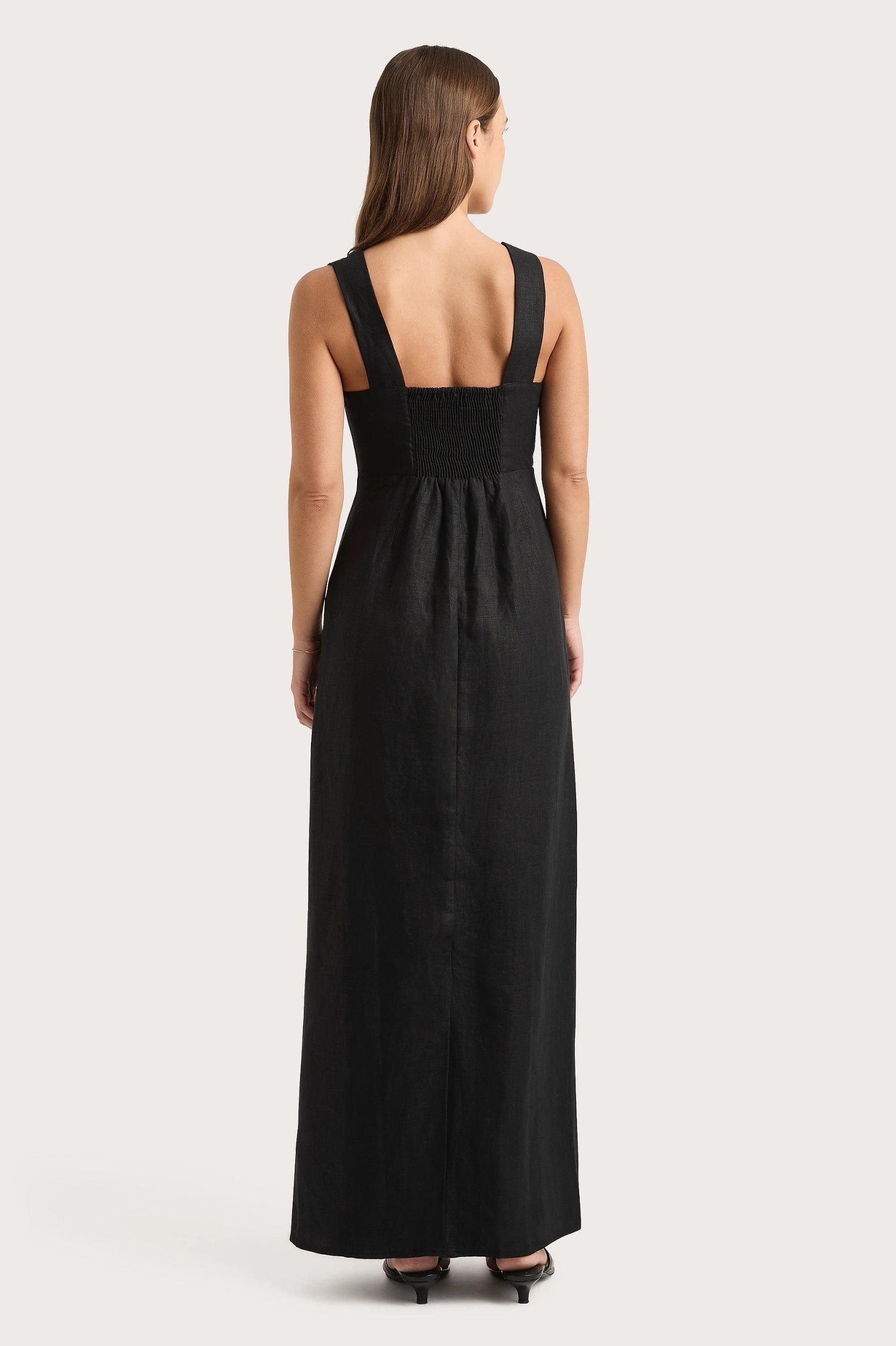 Lais Midi Dress Black Product Image