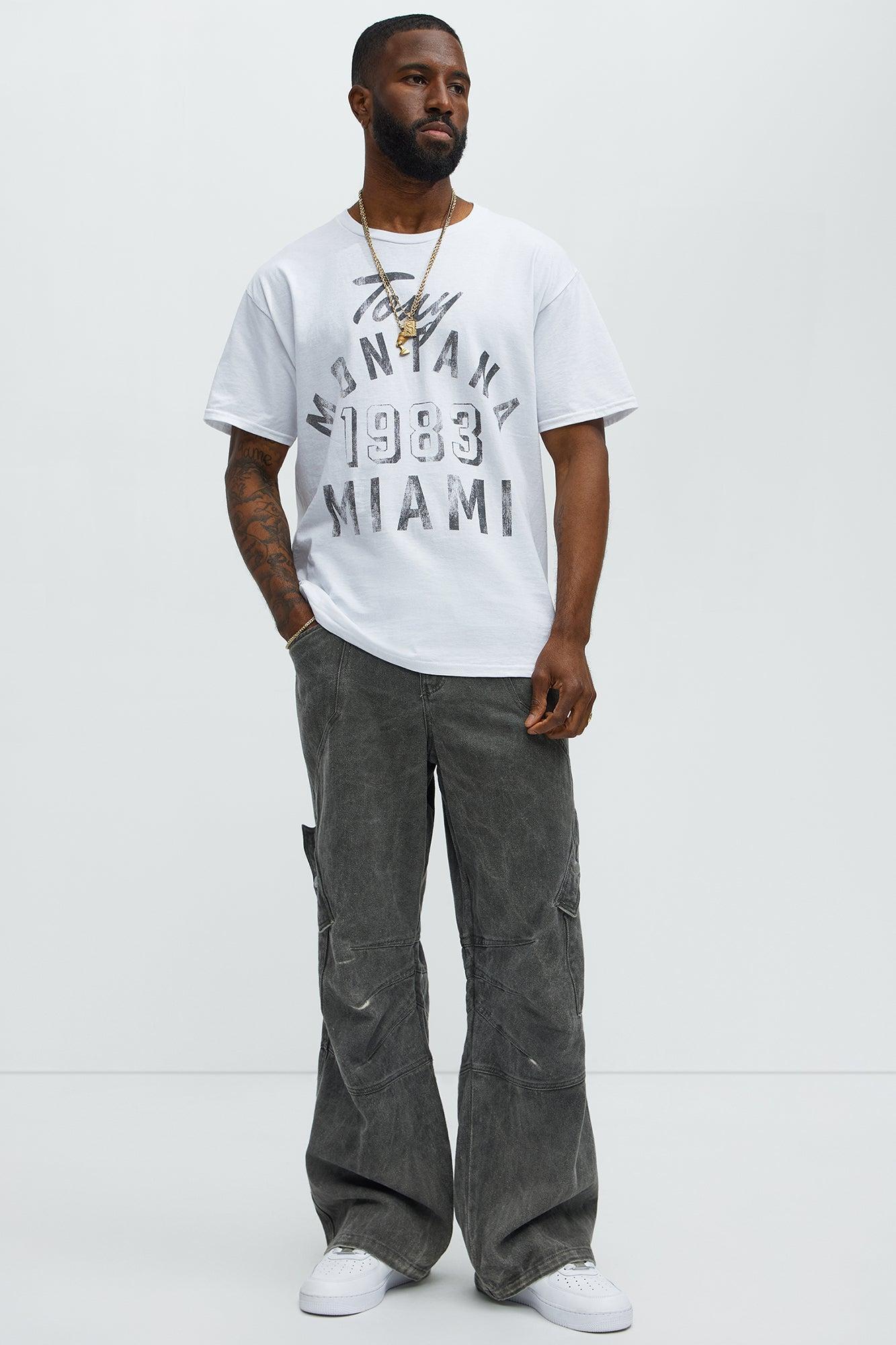 Scarface 1983 Miami Short Sleeve Tee - White Product Image