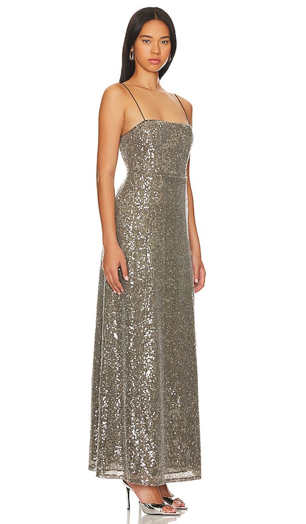 HOUSE OF HARLOW 1960 X Revolve Krista Gown In Pewter Grey Product Image
