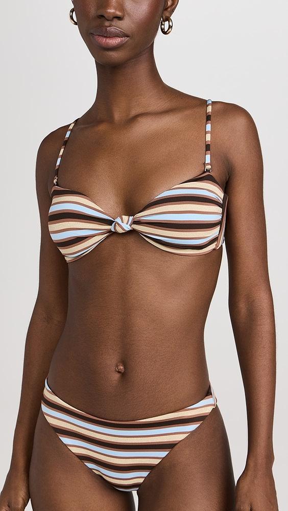 Ramy Brook Striped Margaux Bikini Top | Shopbop Product Image