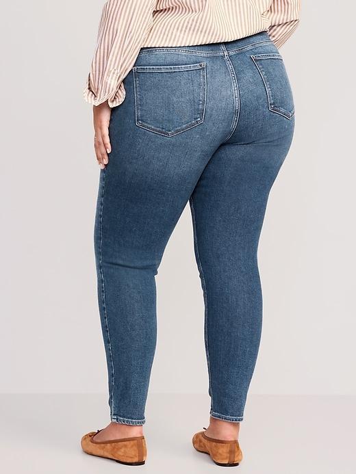 Mid-Rise Rockstar Super-Skinny Ankle Jeans Product Image