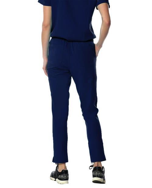 Members Only Reus Open Bottom Scrub Pants For Tall Women in Black at Nordstrom, Size Small Tall Product Image