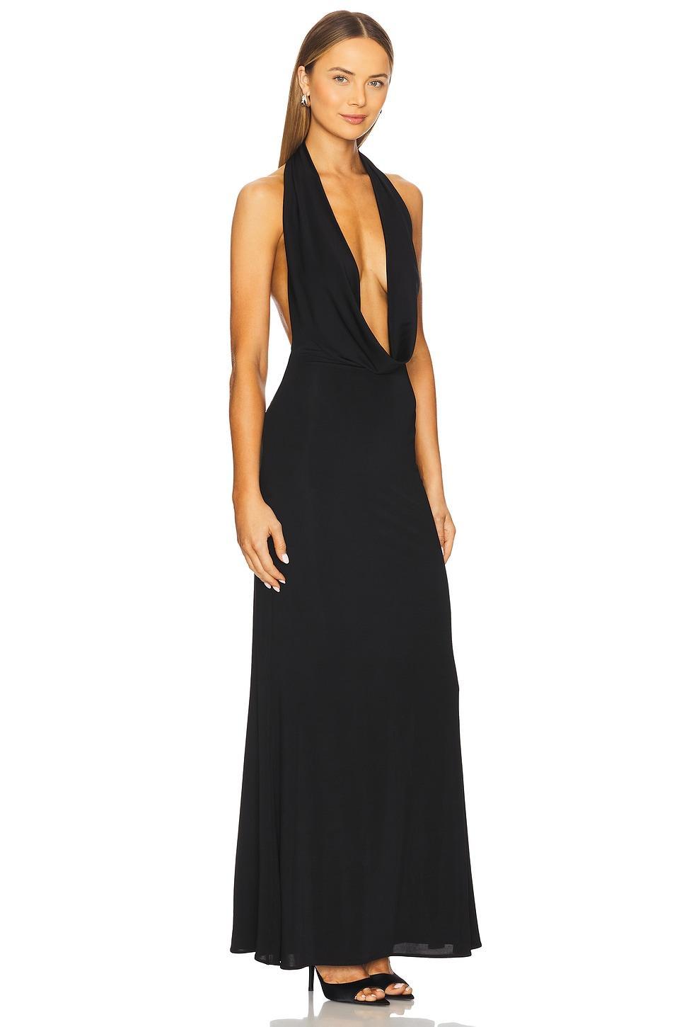 Deep Cowl Neck Gown Lapointe Product Image