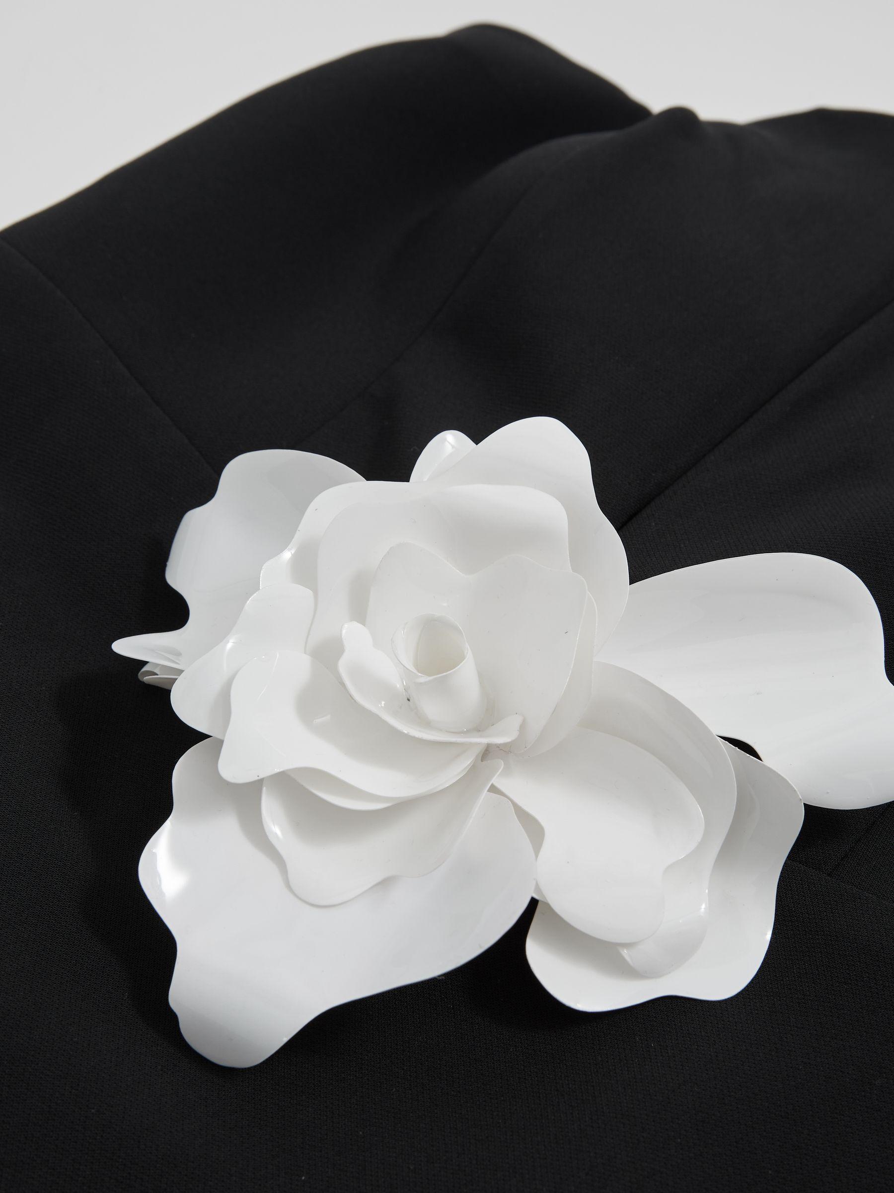 Halston Strapless Fitted Mini Dress in Black Product Image