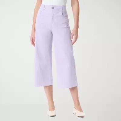 Gloria Vanderbilt High Rise Culotte Pants Product Image