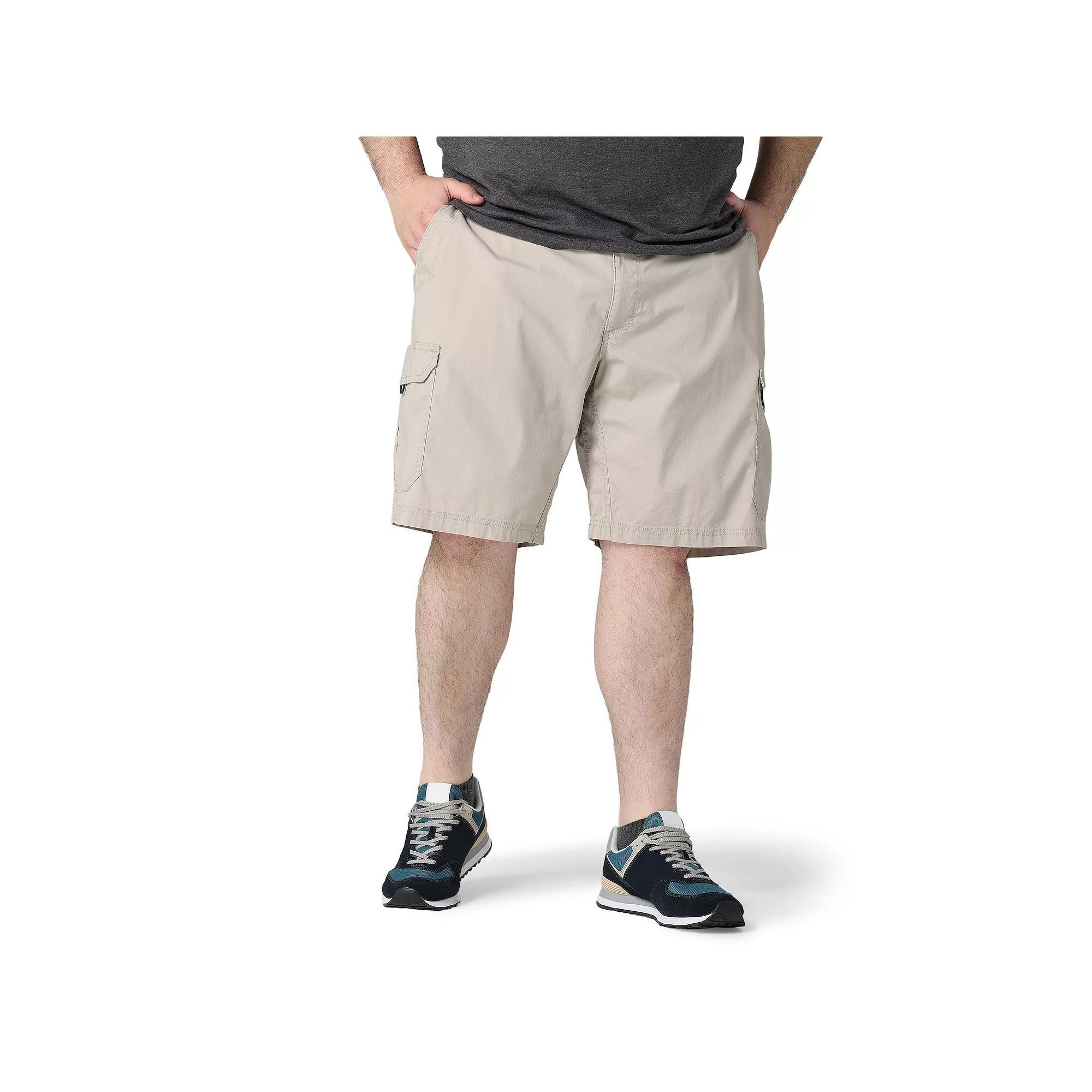 Big & Tall Lee Extreme Motion Crossroad Relaxed-Fit Cargo Shorts, Men's, Size: 44, Grey Product Image