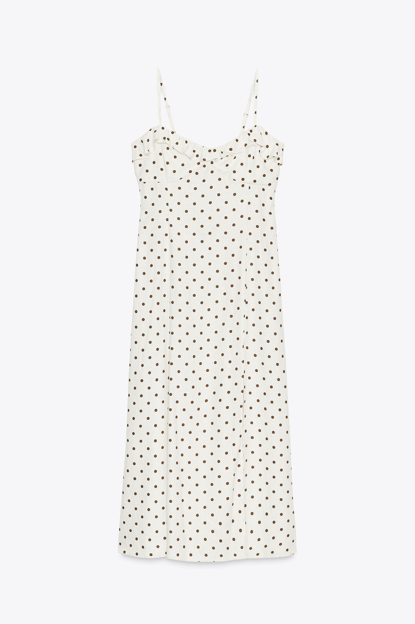 POLKA DOT MIDI DRESS Product Image