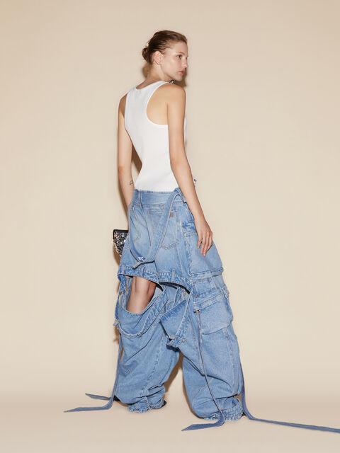 Sky blue long pants Product Image