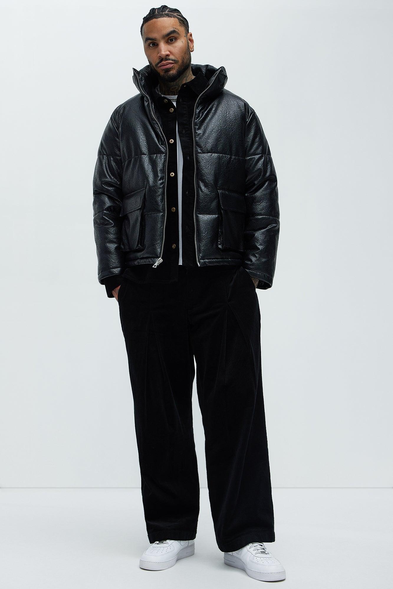 Stunt So Hard Puffer Jacket - Black Male Product Image