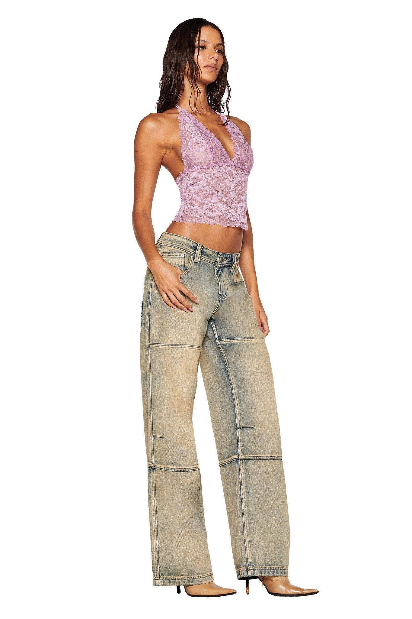 GEM HALTER TOP - PURPLE : LILAC Product Image