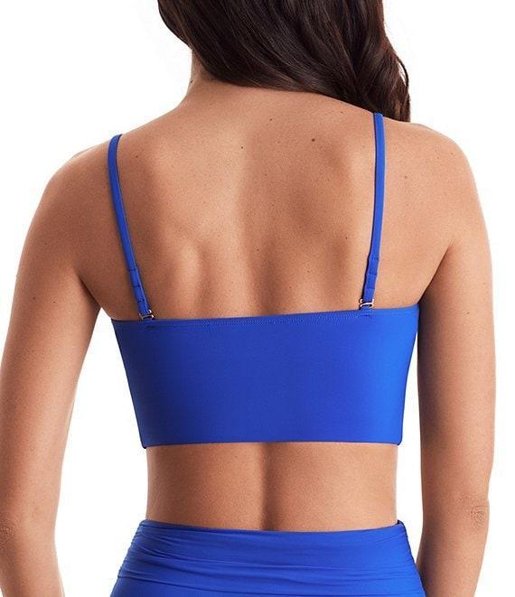 Mimi Flamingo Soleil Solids Morgan High Waist Swim Bottom Product Image