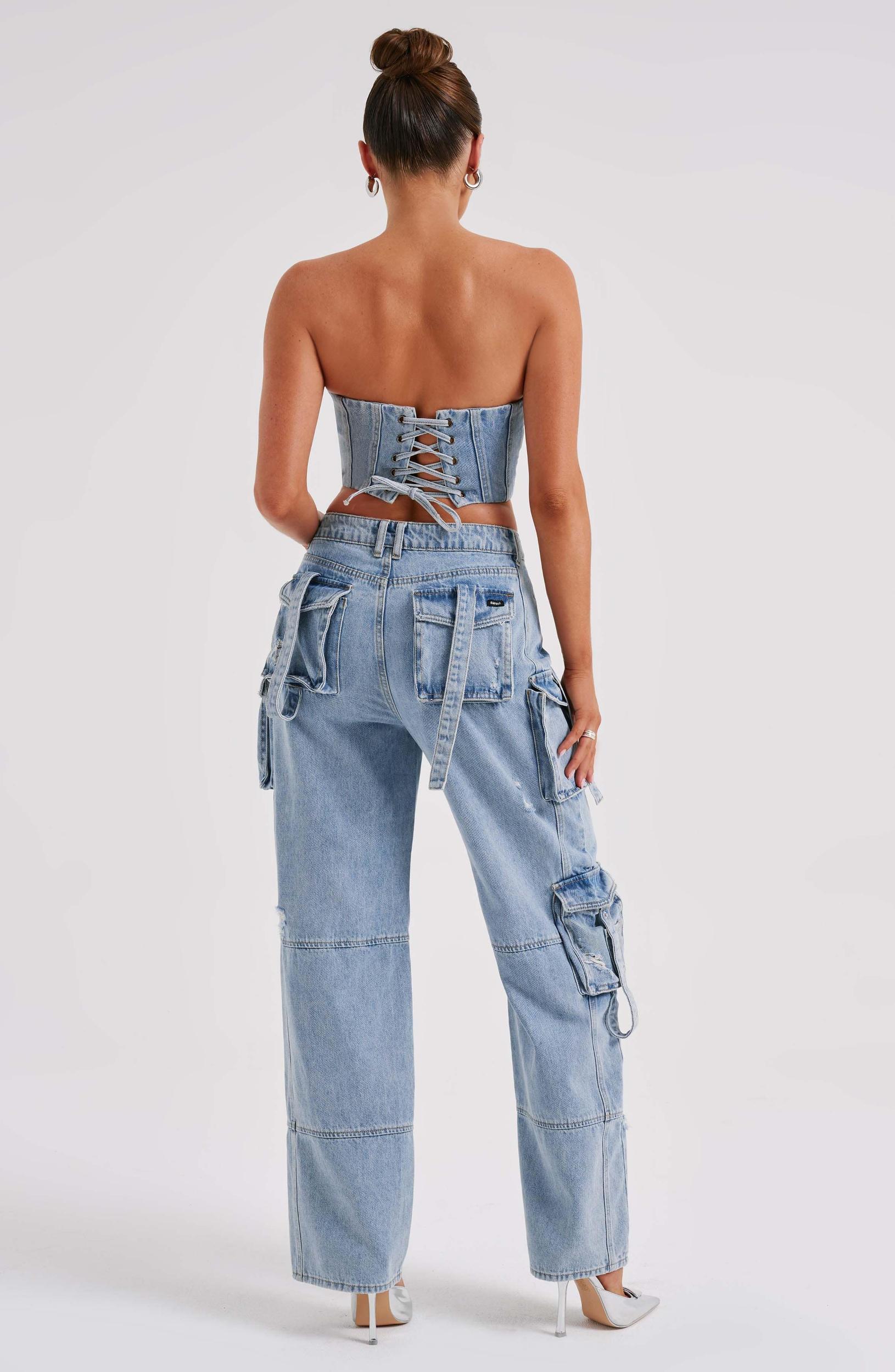 Brooklyn Cargo Pant - Blue Product Image