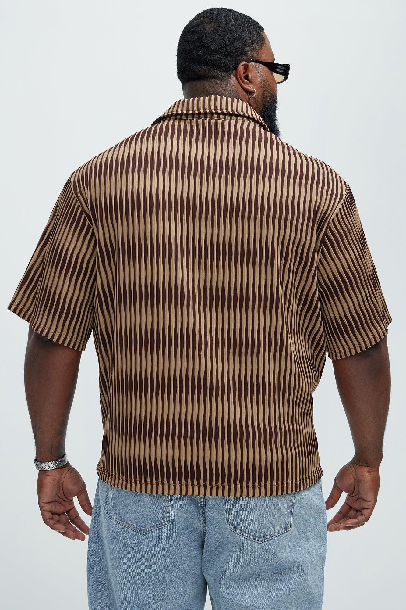 Miller Knitted Shirt - Brown Product Image