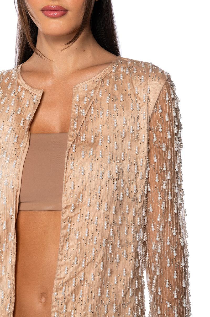 SUMMER BEADED BLAZER Product Image