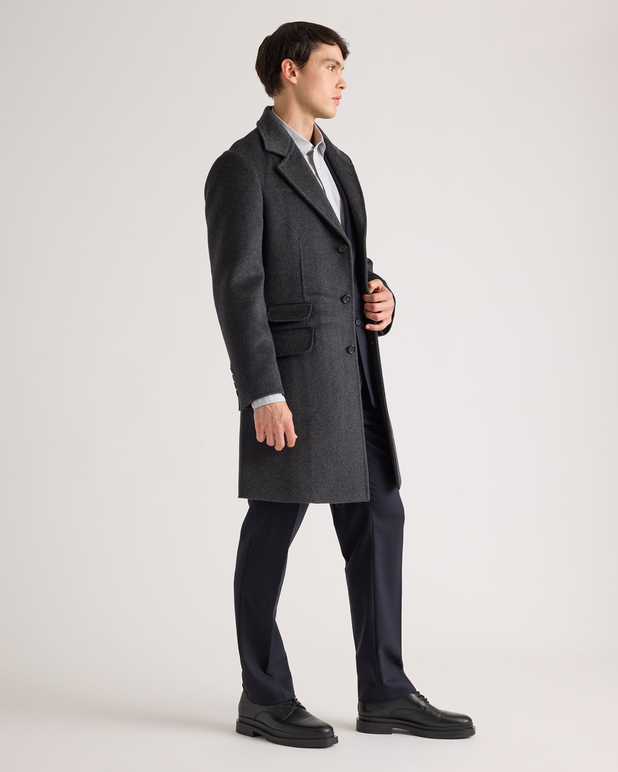 Quince | Men's 100% Mongolian Cashmere Double-Faced Overcoat Product Image