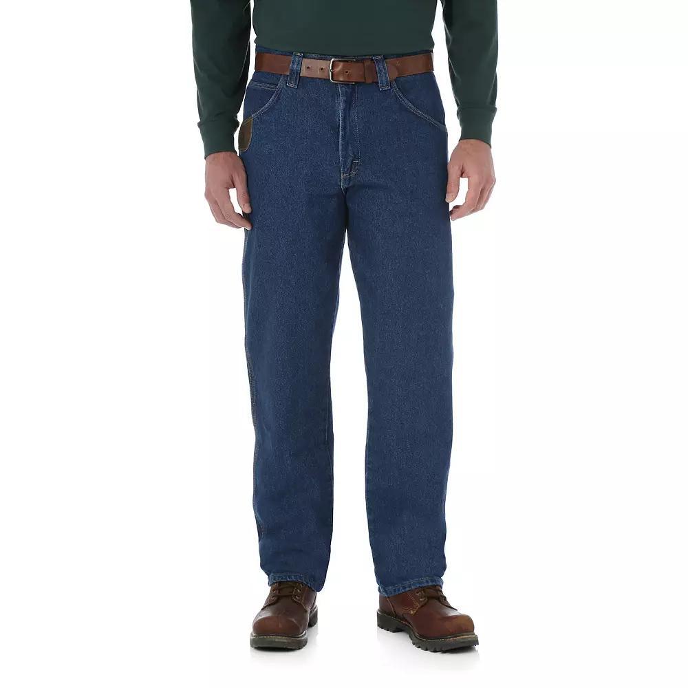 Men's Wrangler RIGGS Workwear 5-Pocket Jean, Size: 38X36, Antique Blue Product Image