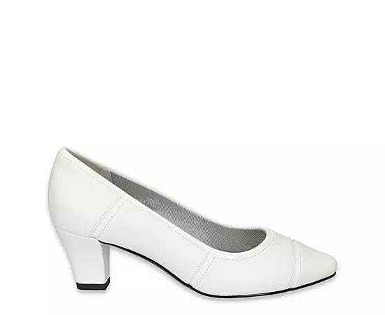 Easy Street Datia Women's Pumps, Size: 8.5 Wide, White Product Image