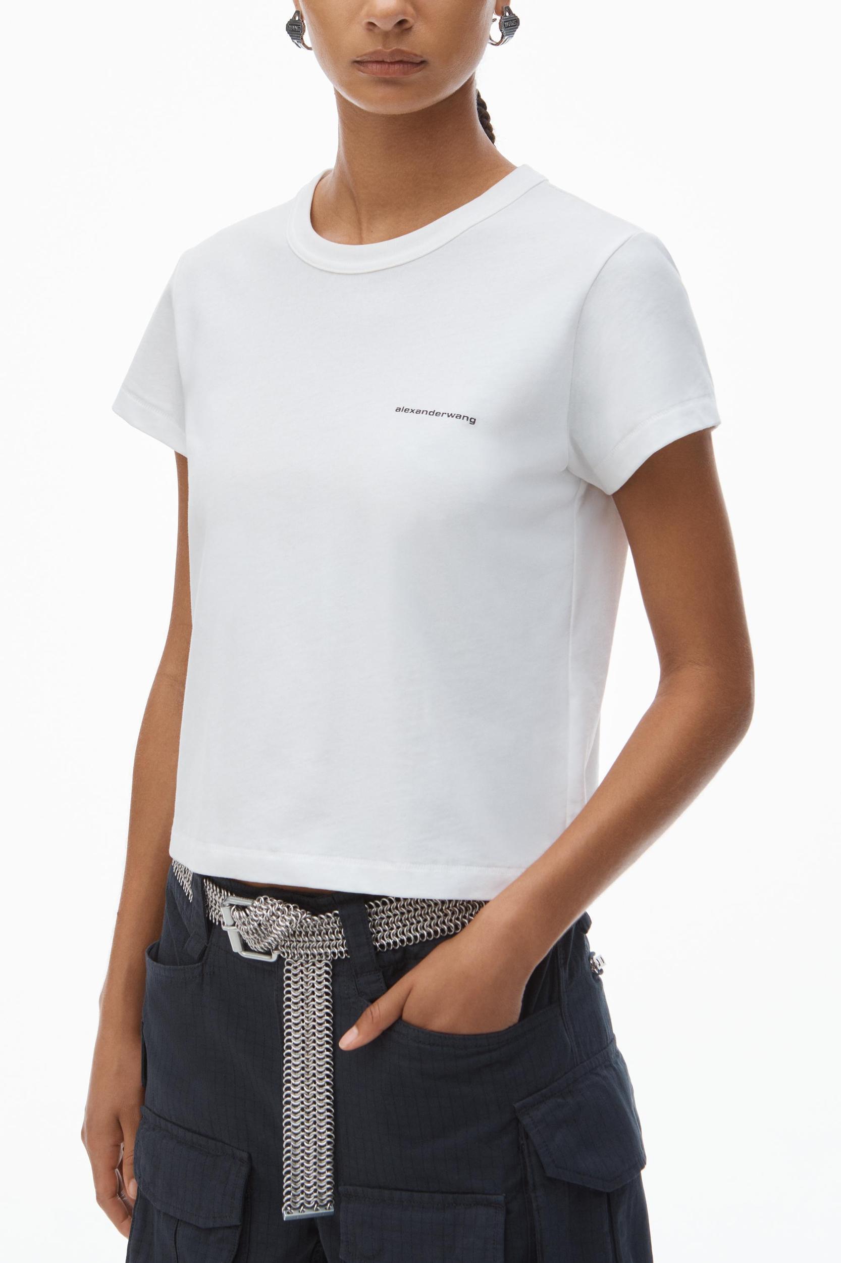 Logo-print Shrunken Jersey Tee Product Image