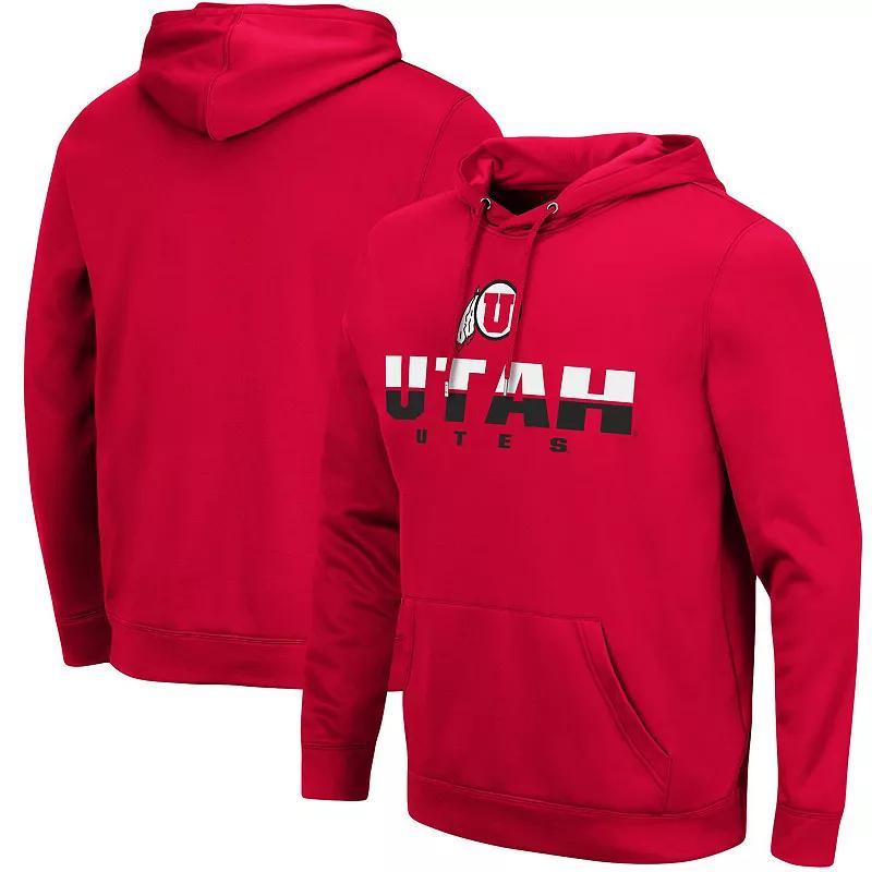 Men's Colosseum Red Utah Utes Lantern Pullover Hoodie, Size: Large, Ute Red Product Image