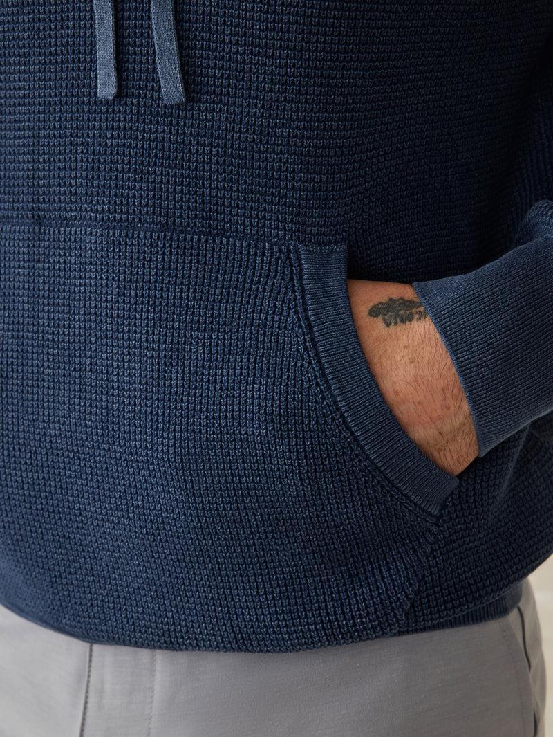 Sunwashed Sweater Hoodie - Blue Nights Product Image