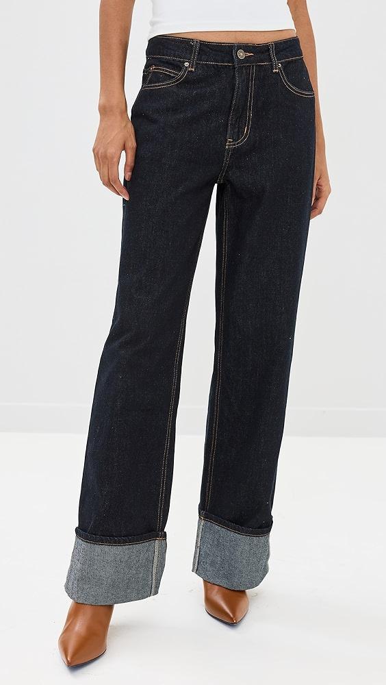 Lioness Top Model Cuffed Jeans | Shopbop Product Image