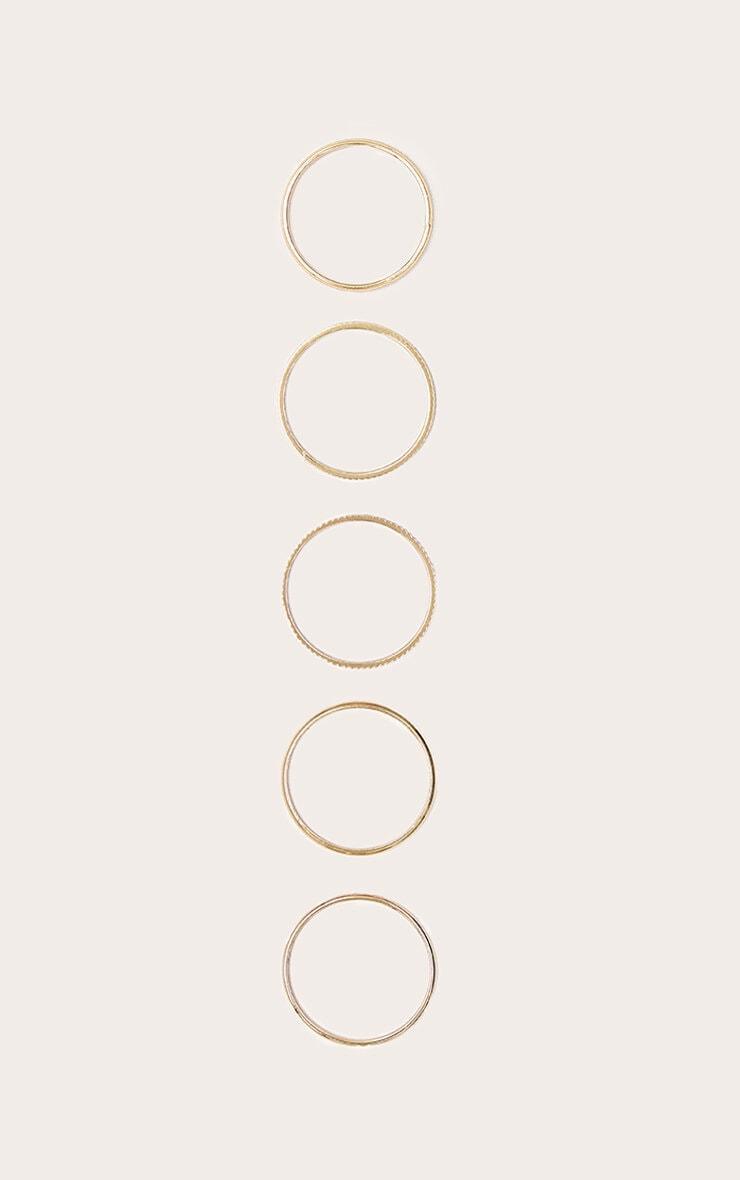 Gold Slim Multi-pack Ring Product Image
