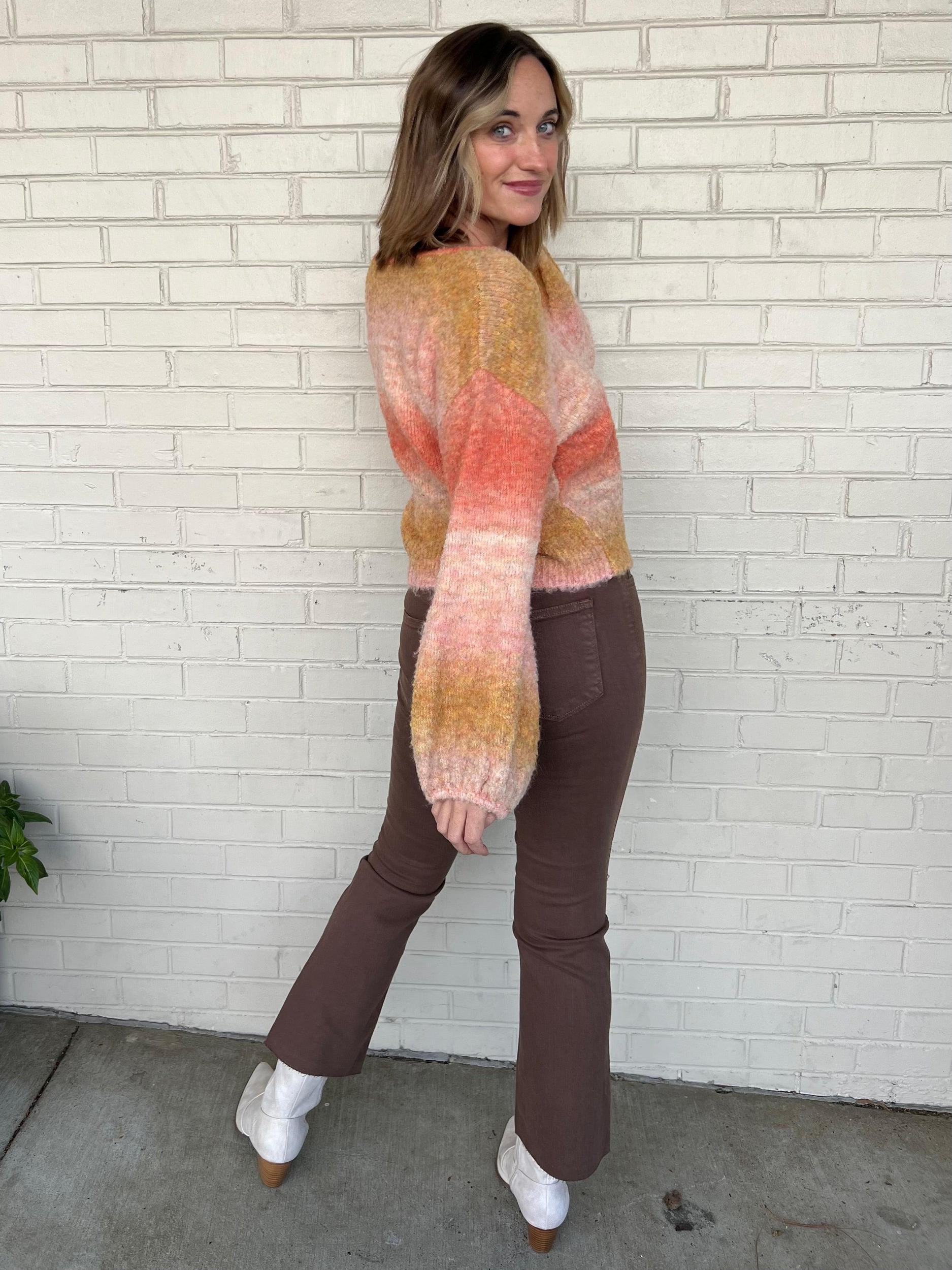 Riverside Crop Flare Jeans - Vintage Brown Product Image