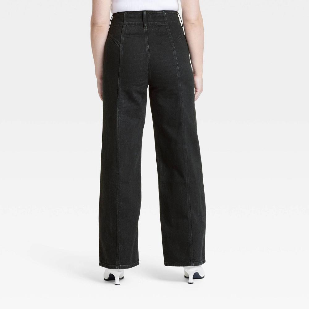 Women's High-Rise Tailored Wide Leg Jeans - Universal Thread™ Product Image