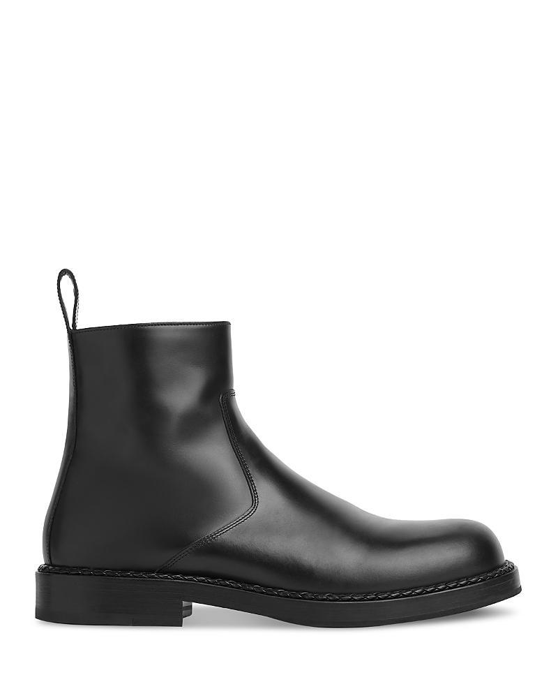 Mens Wardrobe Leather Zip-Up Ankle Boots Product Image