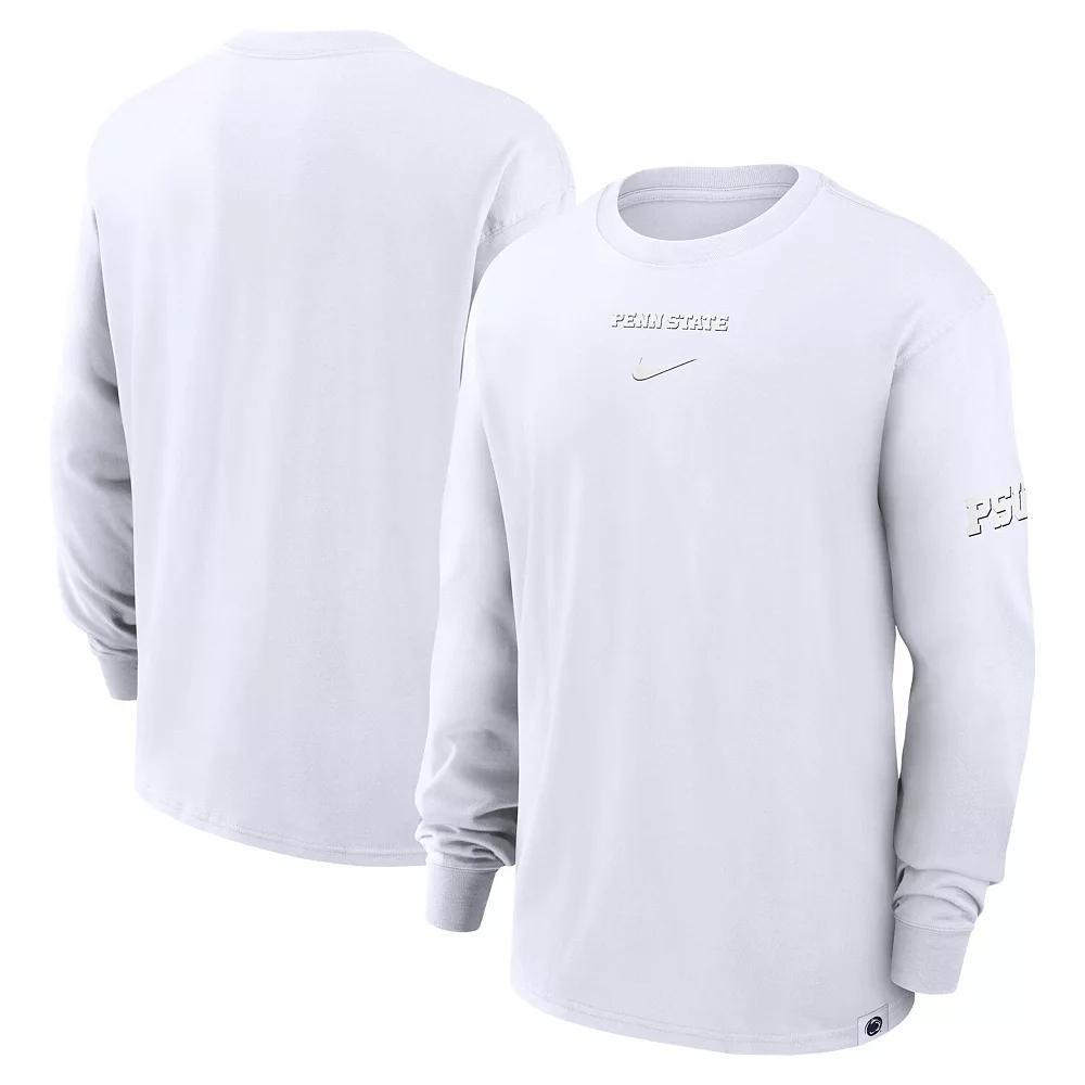 Mens Nike Penn State Nittany Lions 2-Hit Statement Max90 Long Sleeve T-Shirt Product Image