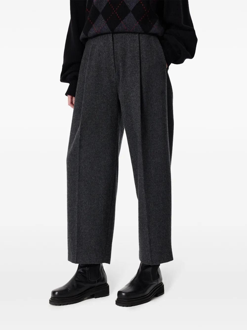 pintuck-detail trousers  Product Image