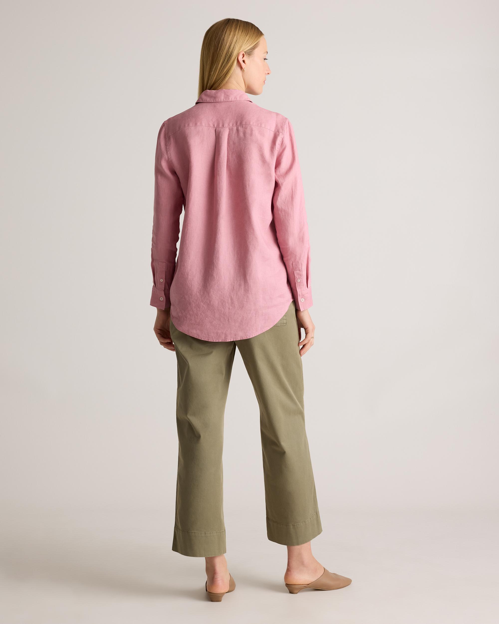 Quince | Women's 100% European Linen Long Sleeve Shirt Product Image
