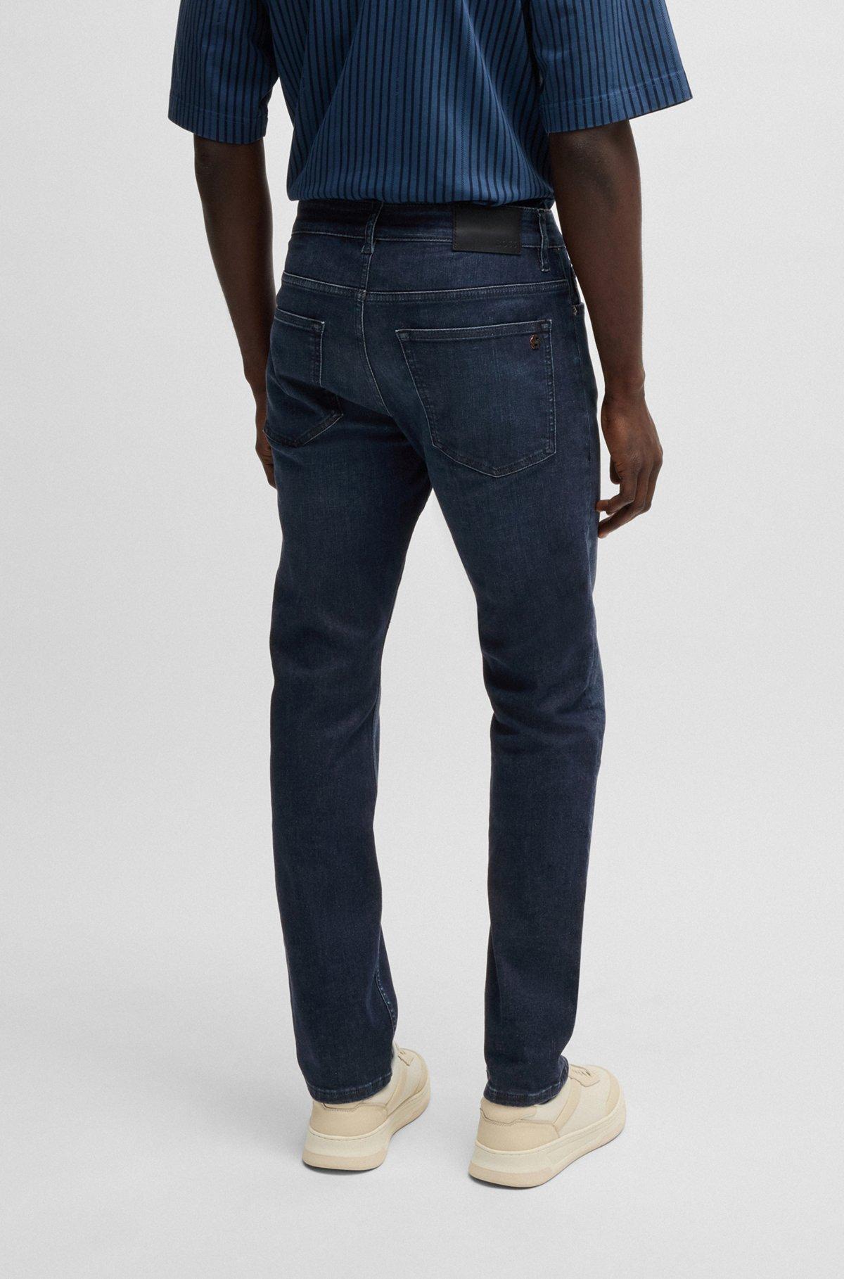 Delaware slim-fit jeans in dark-blue denim Product Image