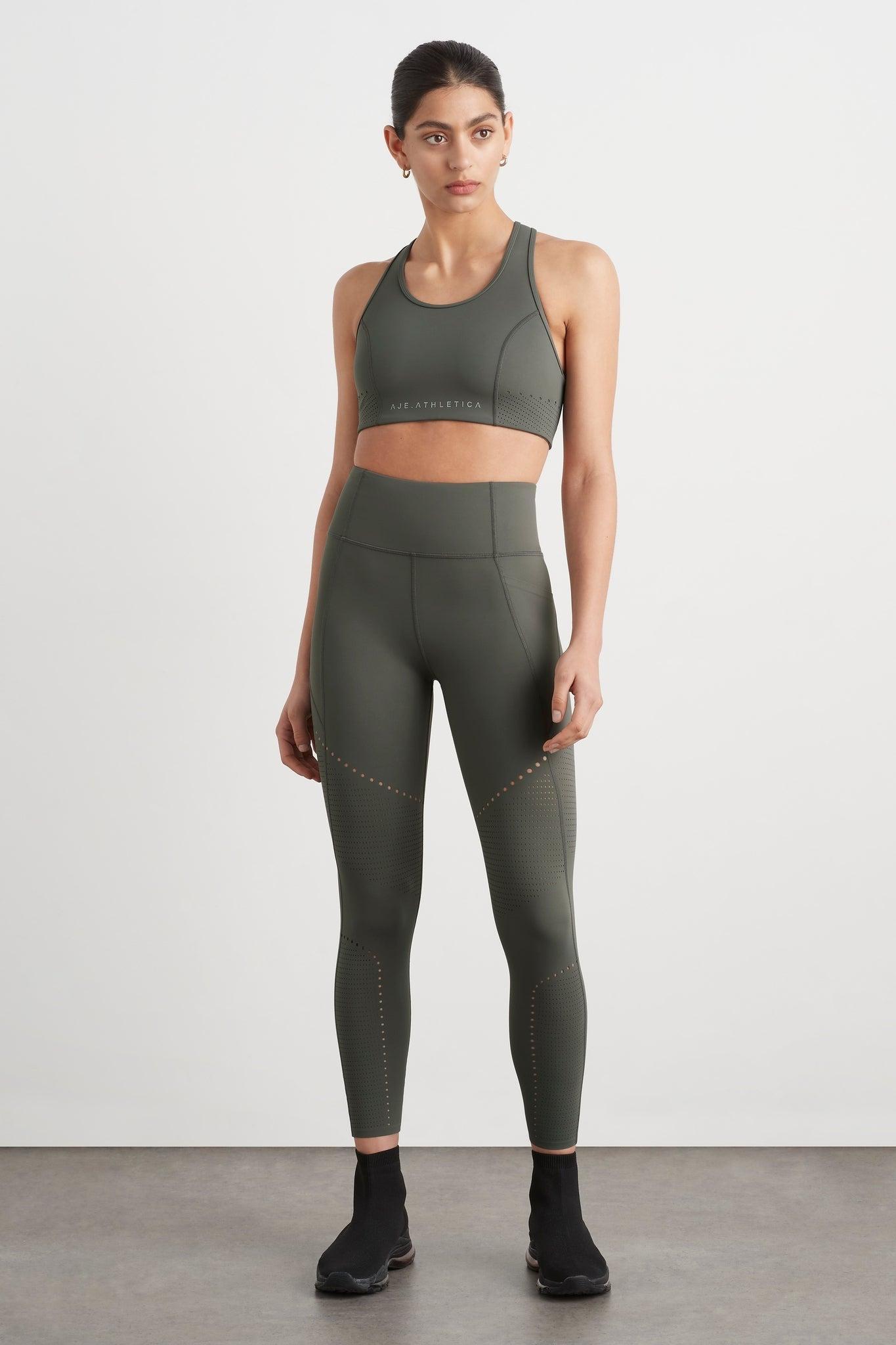 Perforated Racer Sports Bra 339 Product Image
