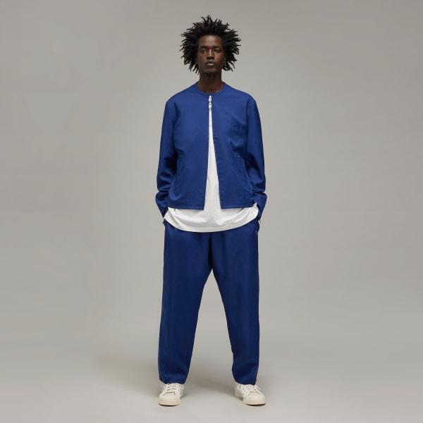 adidas Y-3 Mesh 3-Stripes Track Top Dark Blue XS Mens Product Image