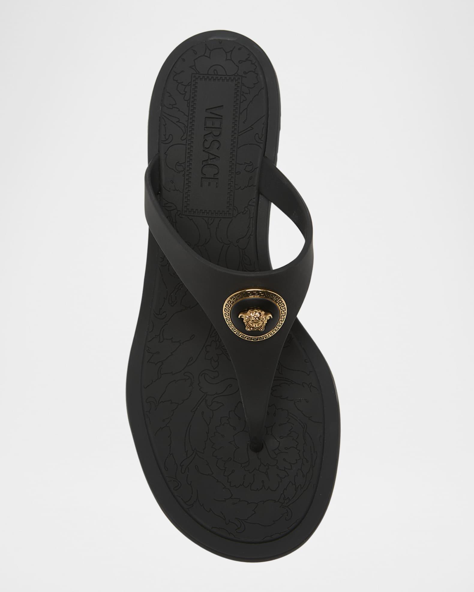 Alia Rubber Kitten-Heel Sandals Product Image