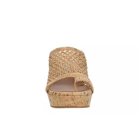 Baretraps Bethie Women's Wedge Sandals, Size: 7.5, Caramel Product Image