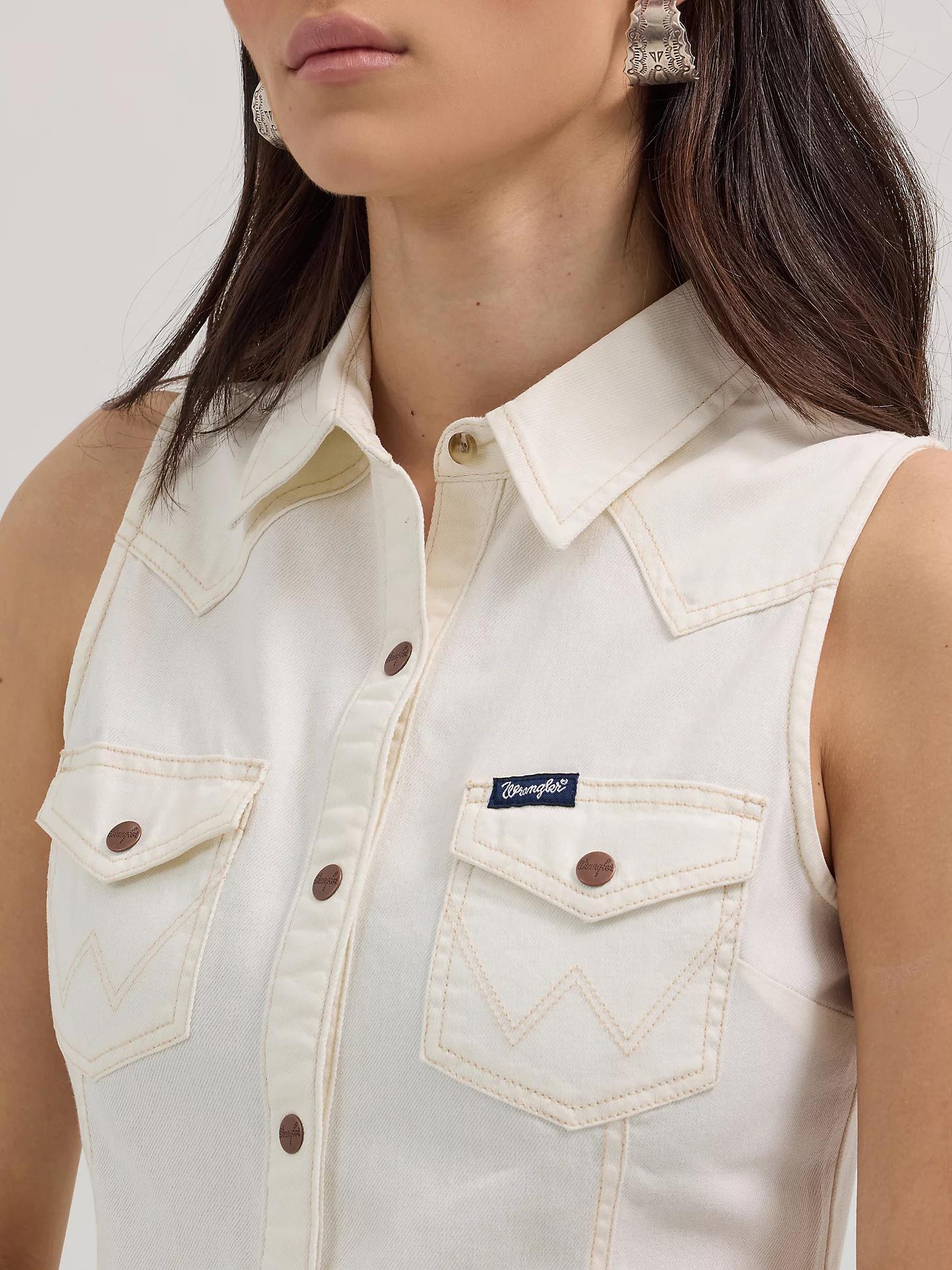 Women's Western Snap Shift Dress | Women's DRESSES & JUMPSUITS | Wrangler® Product Image