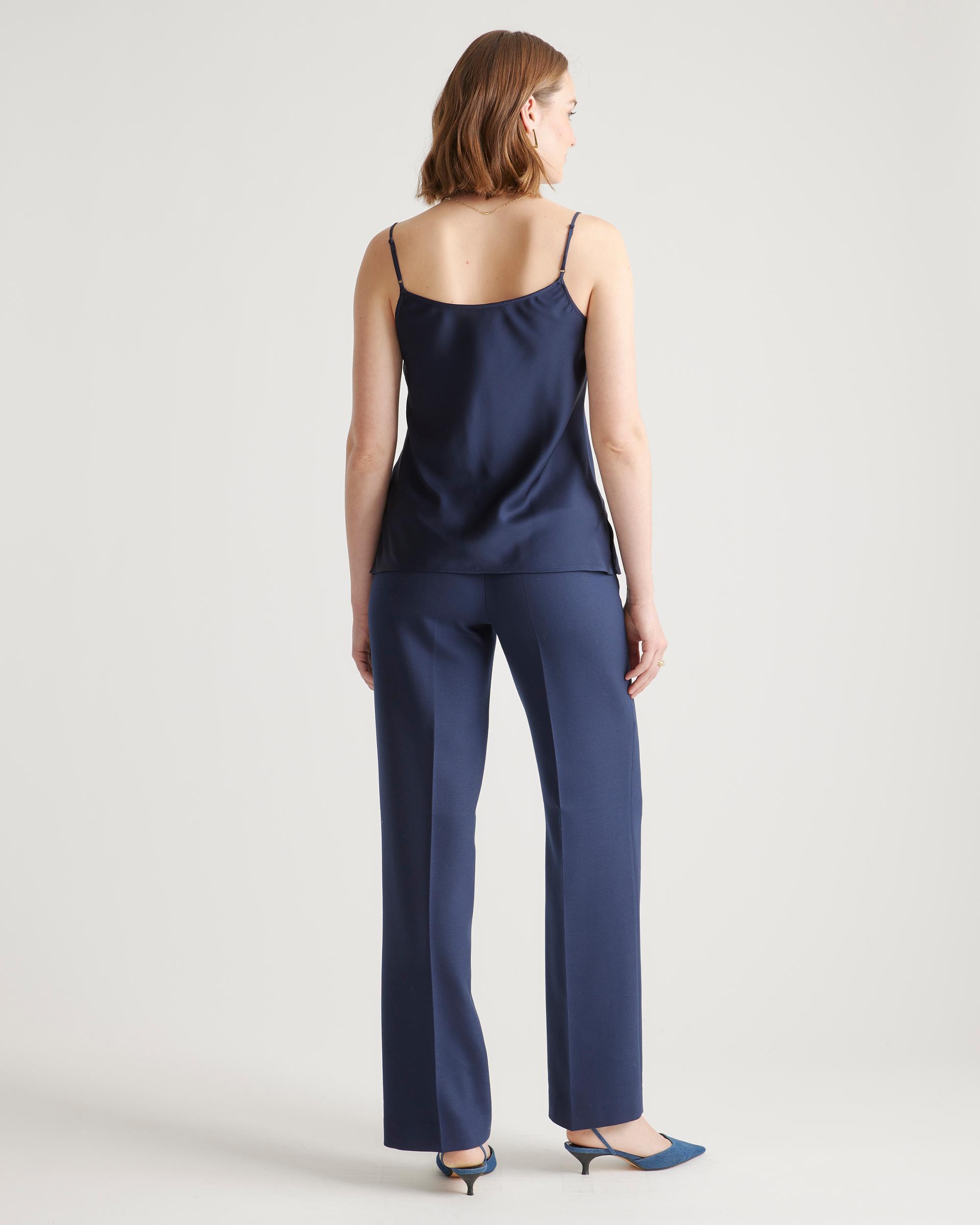 Quince | Women's Washable Stretch Silk Cowl Neck Cami Size XS Product Image
