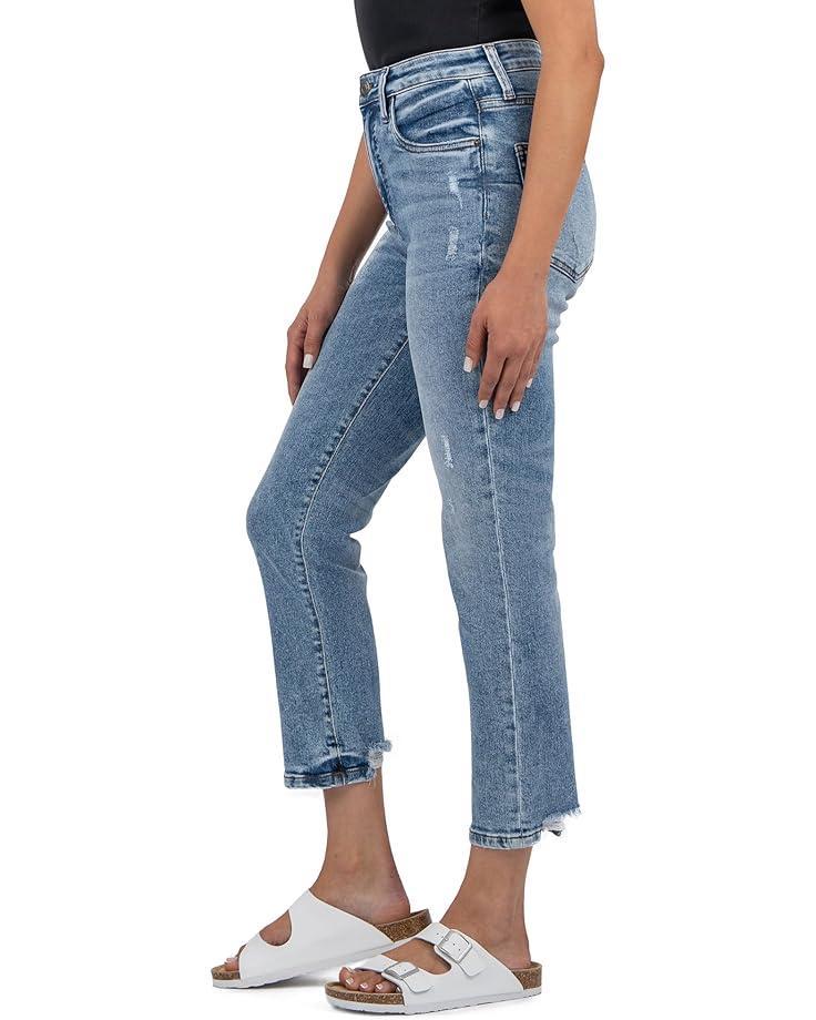 Reese High-Rise Fab AB Ankle Straight Raw Hem in Relieve Product Image