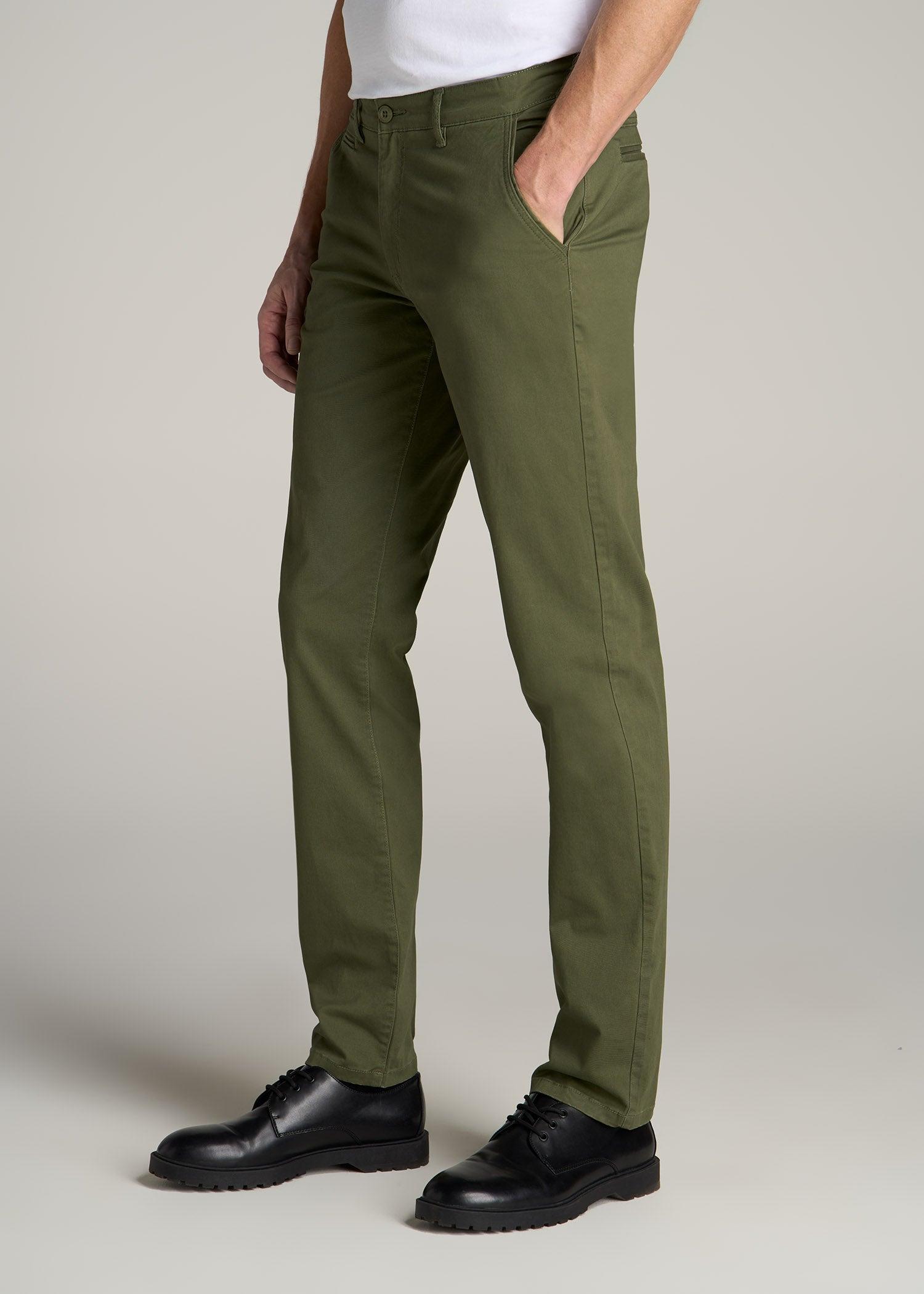 Carman TAPERED Chinos for Tall Men in Marine Navy Product Image