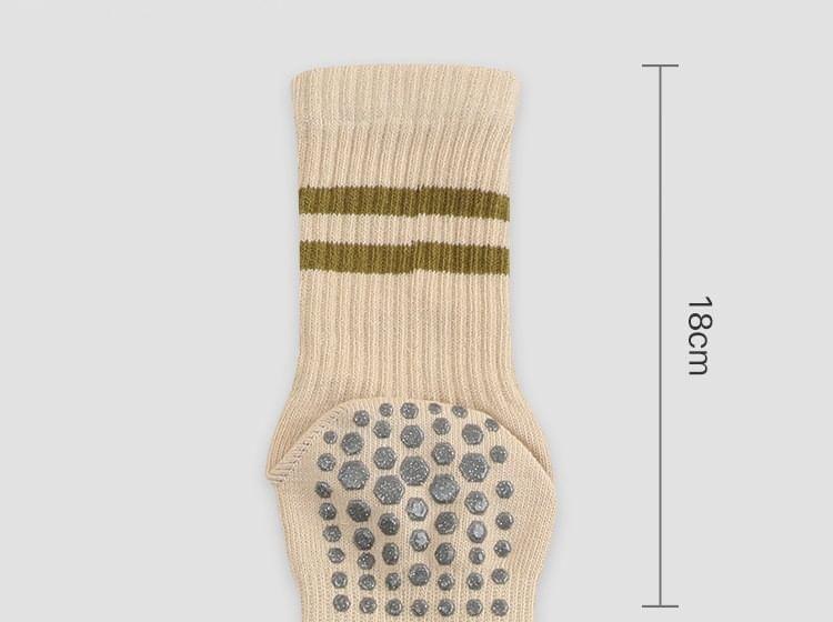Striped Yoga Toe Socks Product Image
