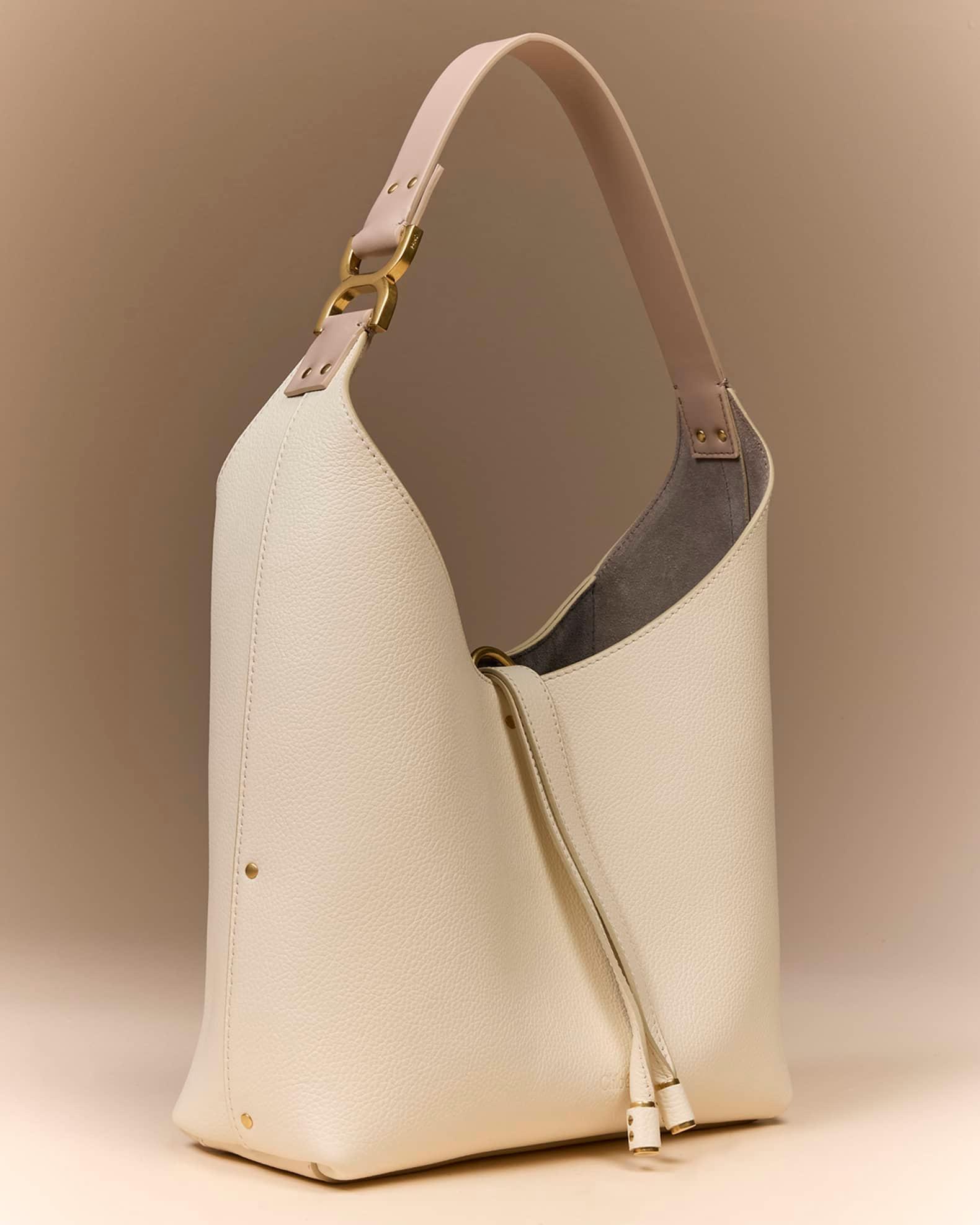 Marcie Small Hobo Bag in Grained Calfskin Product Image