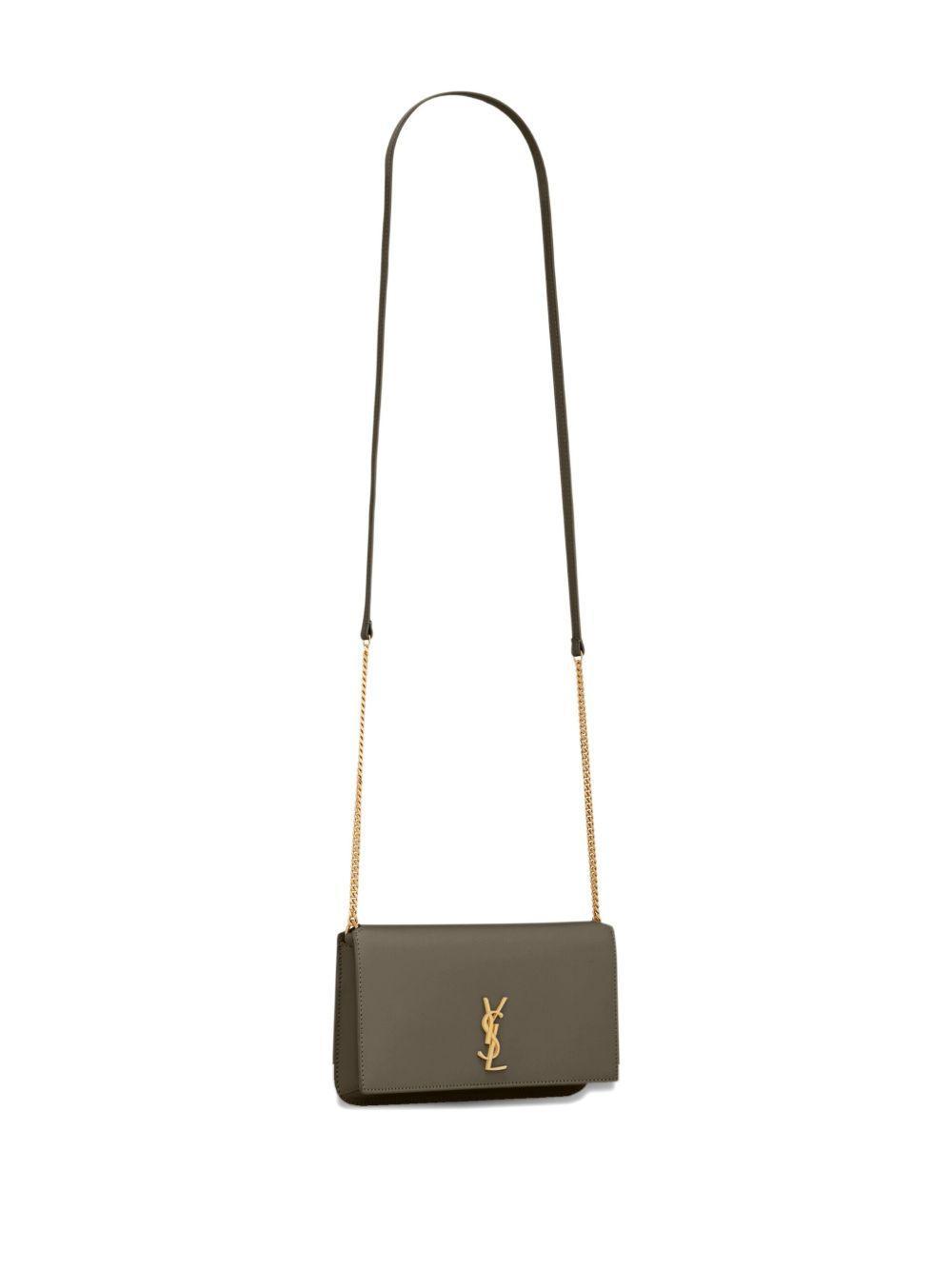 logo-plaque flap mini bag Product Image