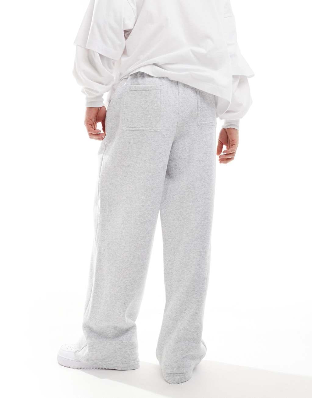Cotton On wide leg sweatpants in heather gray - part of a set Product Image