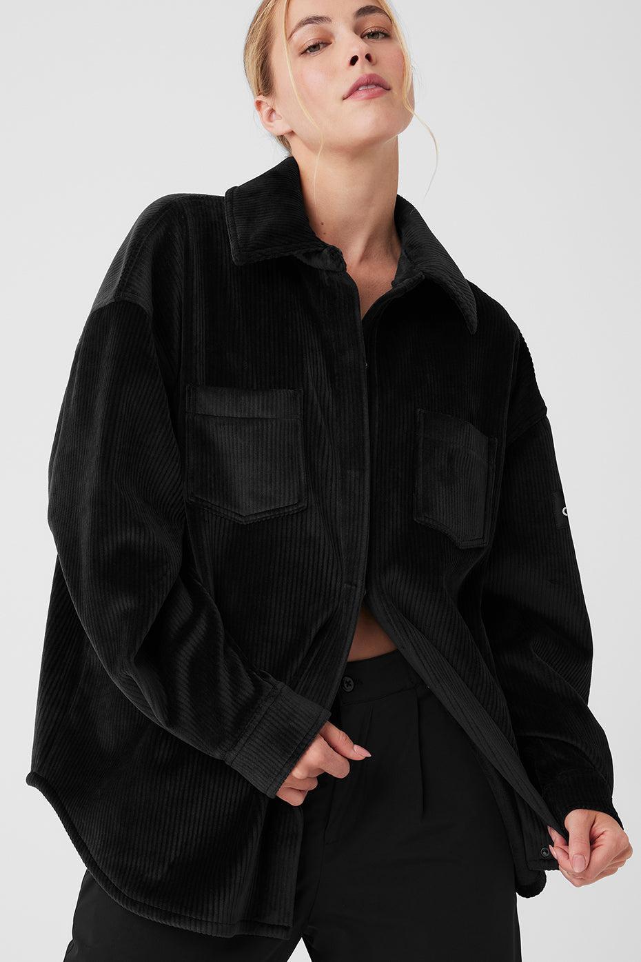 Alo Yoga | Ribbed Velour Mountain Side Shacket Jacket Product Image