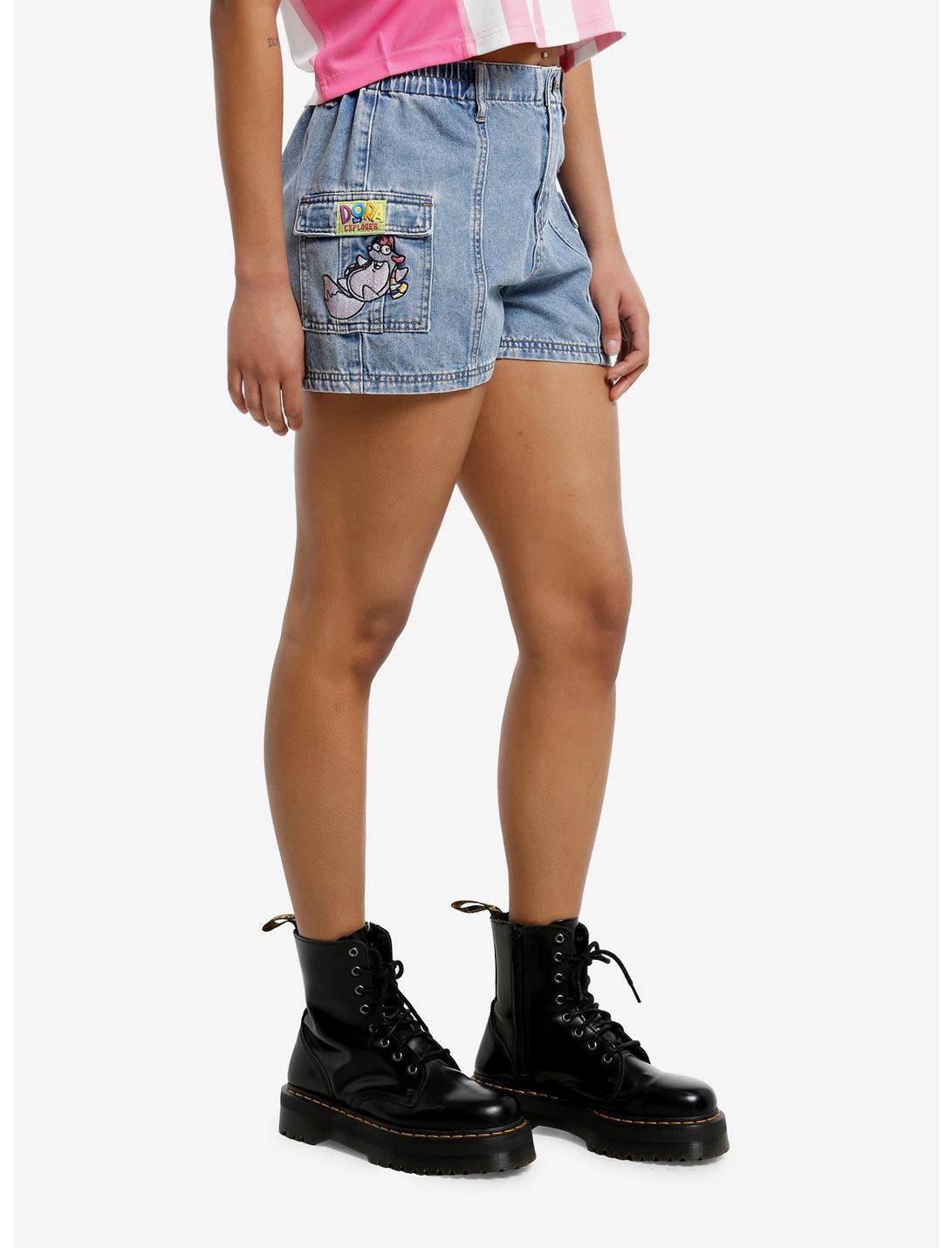 Dora The Explorer Denim Cargo Shorts Product Image