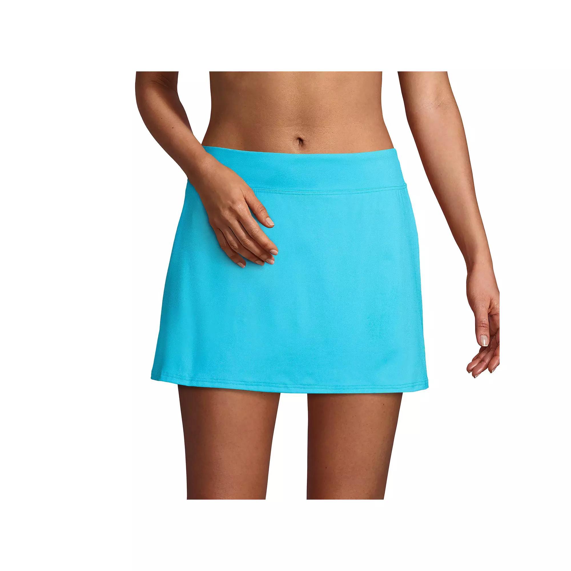Womens Lands End Chlorine Resistant Tummy Control Swim Skirt Product Image
